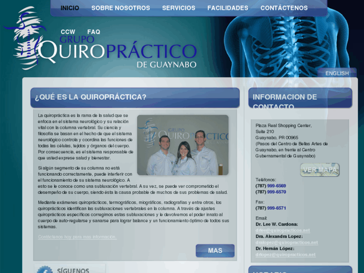 www.grupoquiropractico.com