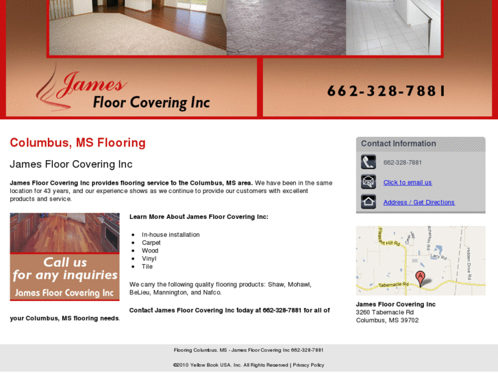 www.jamesfloorcoveringms.com