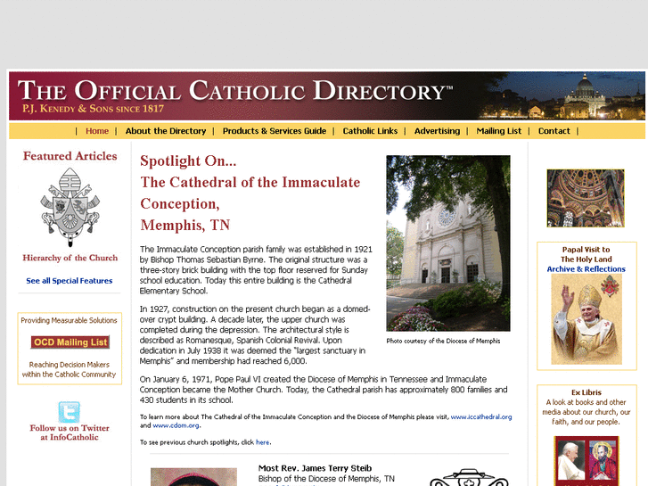 www.officialcatholicdirectory.com