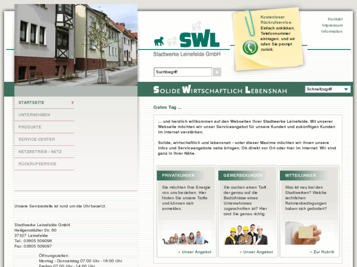 www.stadtwerke-leinefelde.de