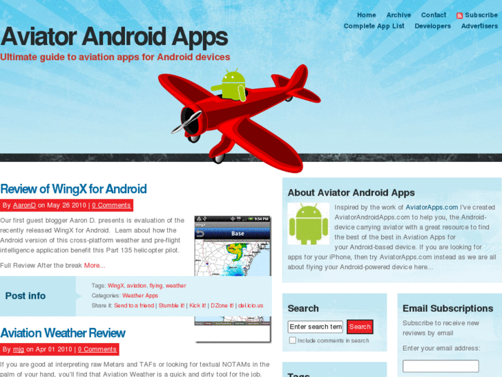 www.aviatorandroidapps.com