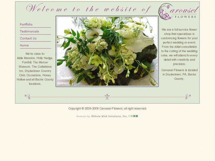 www.buckscountyweddingflowers.com