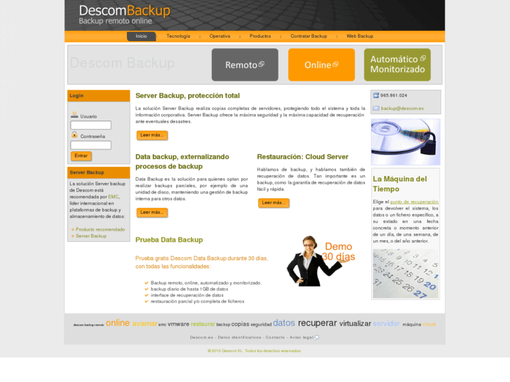 www.descombackup.com