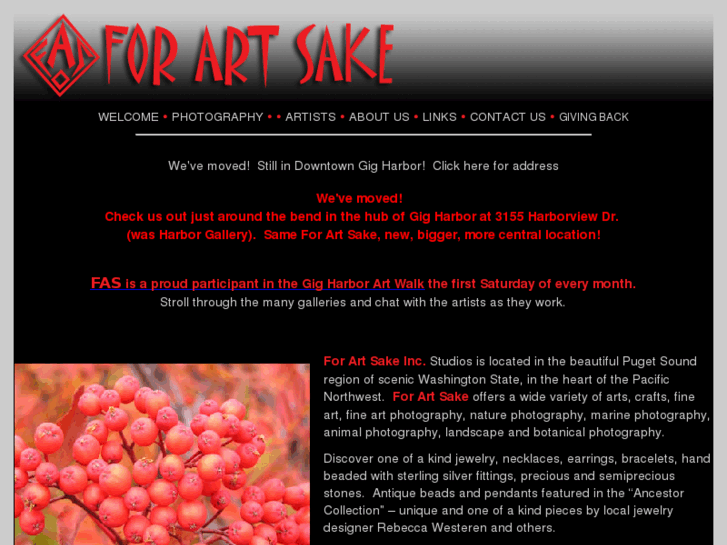 www.forartsakeinc.com