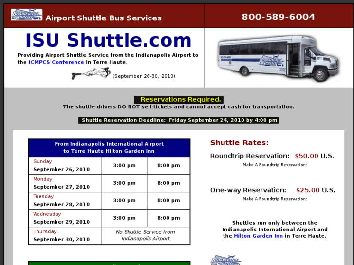 www.isushuttle.com