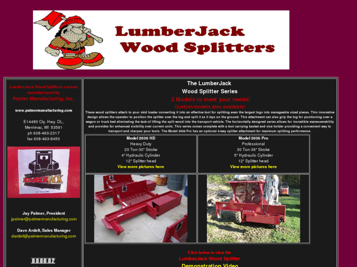 www.lumberjackwoodsplitter.com