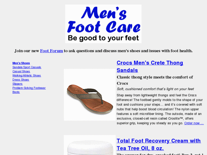 www.mensfootcare.com