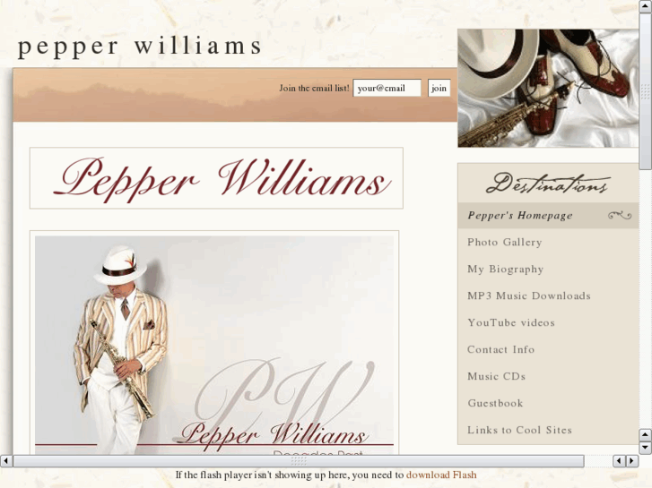 www.pepperwilliamsmusic.com