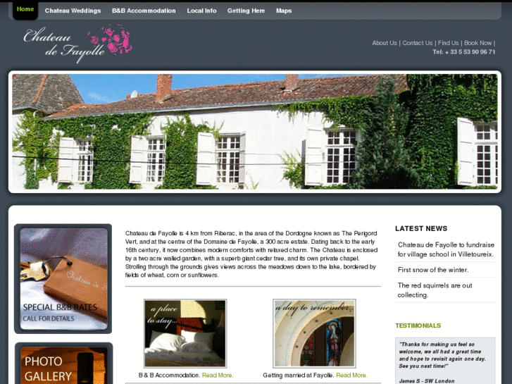 www.chateaudefayolle.com