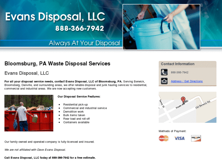 www.evansdisposalllc.com