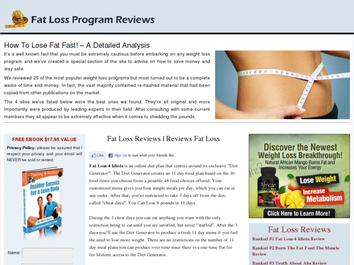 www.fatloss-review.info