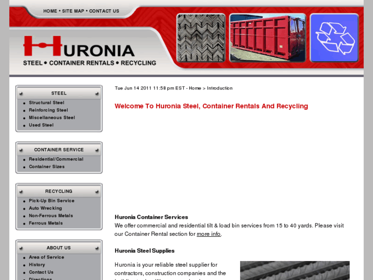 www.huroniasteelandcontainers.com