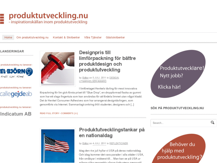 www.produktutveckling.nu