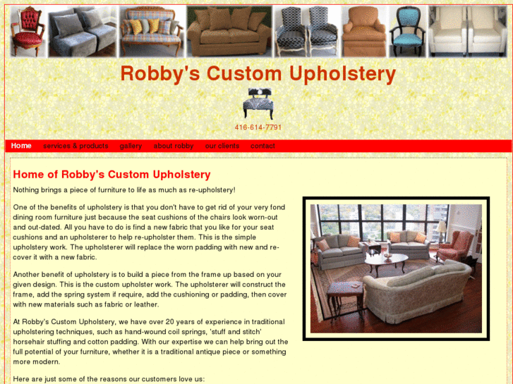 www.robbyupholstery.com