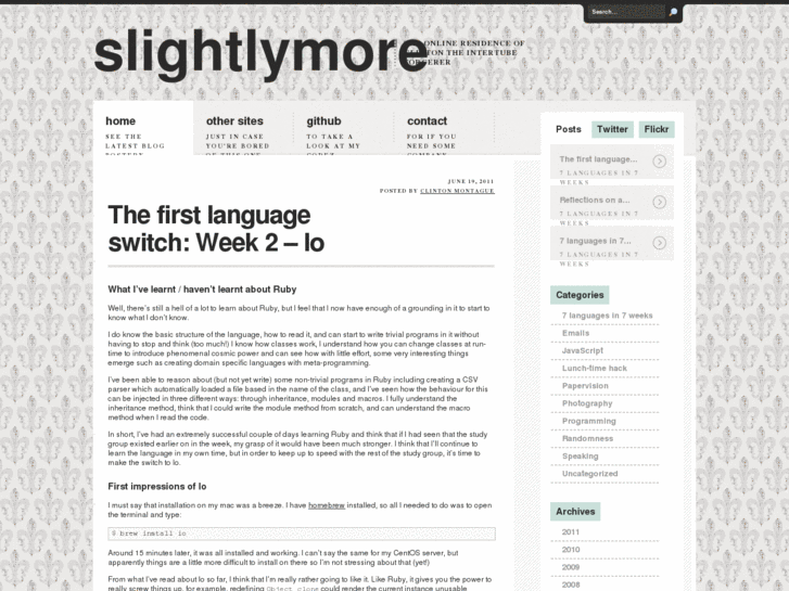 www.slightlymore.co.uk