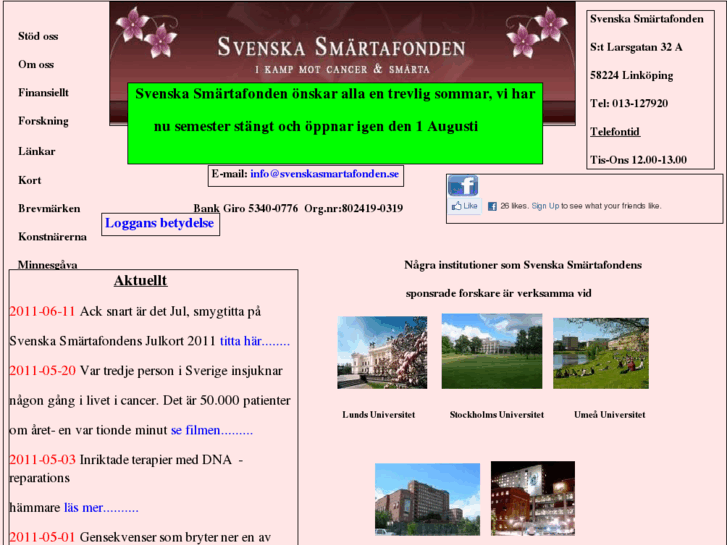 www.svenskasmartafonden.se