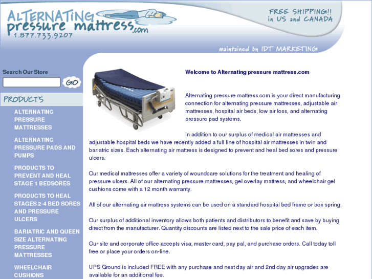 www.alternatingpressuremattress.net