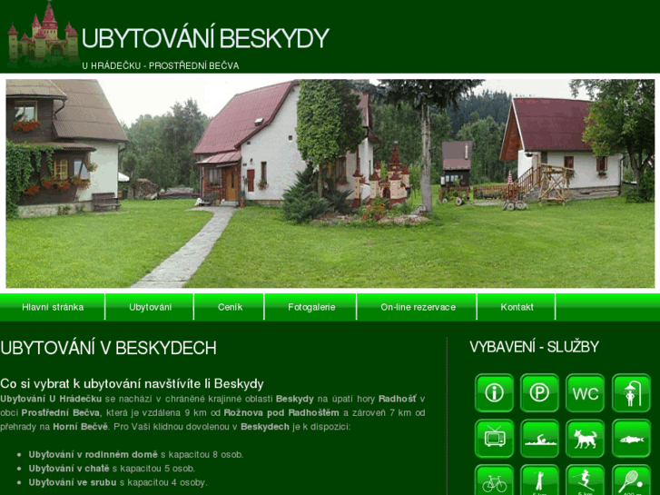 www.becvaubytovani.cz