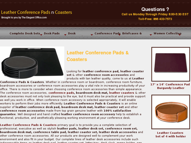 www.leatherconferencepadsncoasters.com