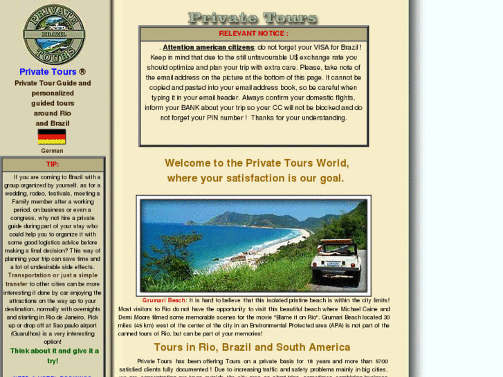 www.privatetours.com.br