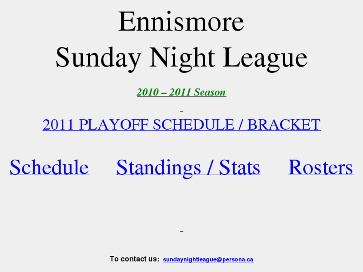 www.sundaynightleague.com