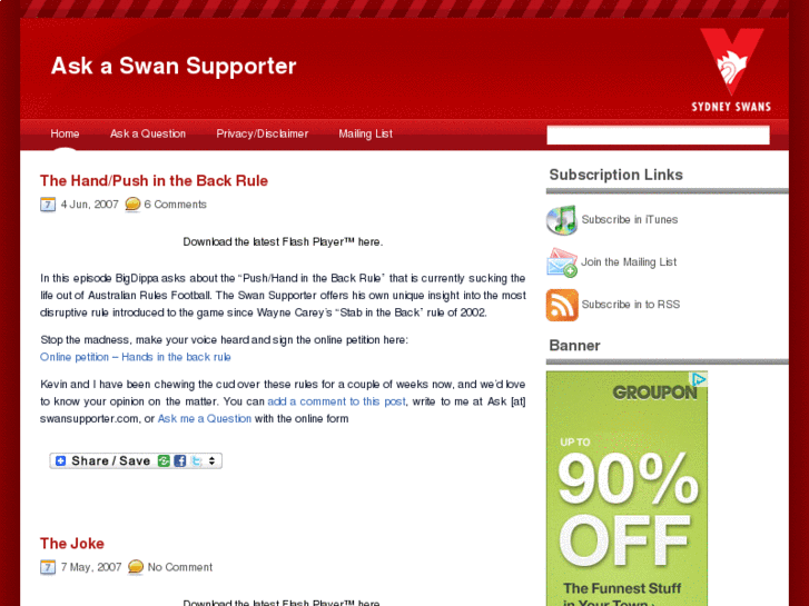 www.swansupporter.com