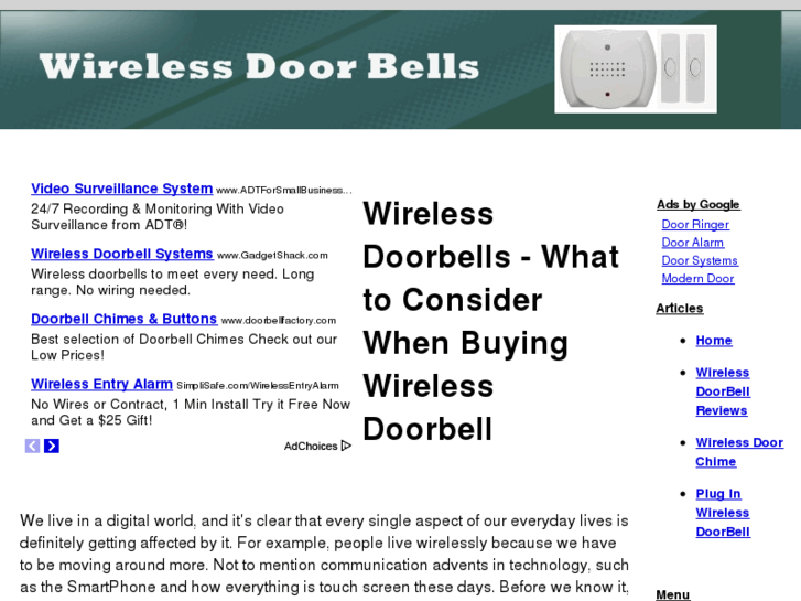 www.wirelessdoorbells.org