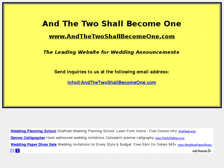 www.andthetwoshallbecomeone.com