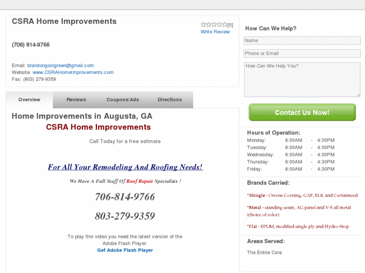 www.csrahomeimprovements.com