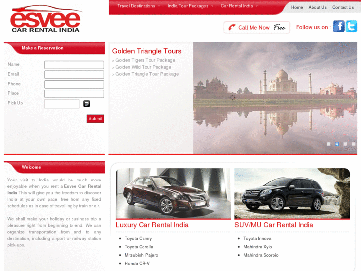 www.esveecarrentalindia.com