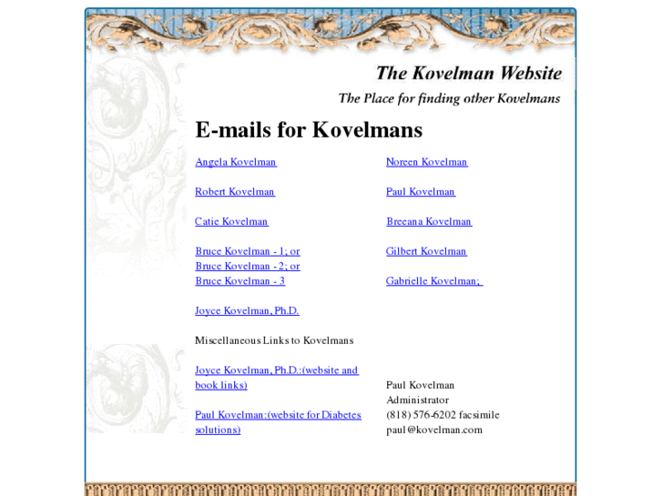 www.kovelman.com