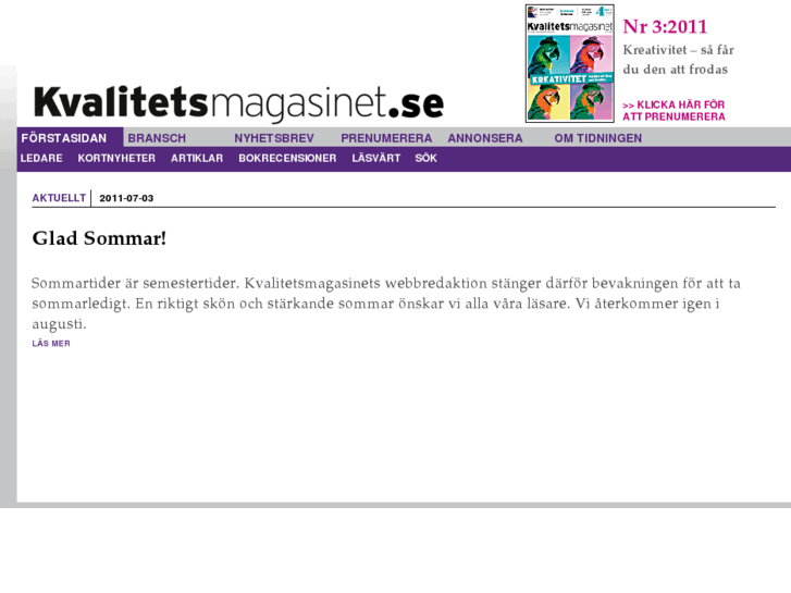 www.kvalitetsmagasinet.se