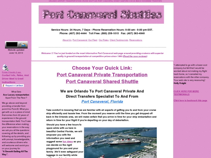 www.port-canaveralshuttle.com