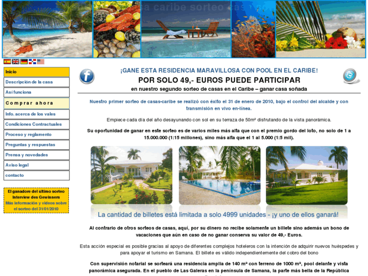 www.sorteo-casa-caribe.com