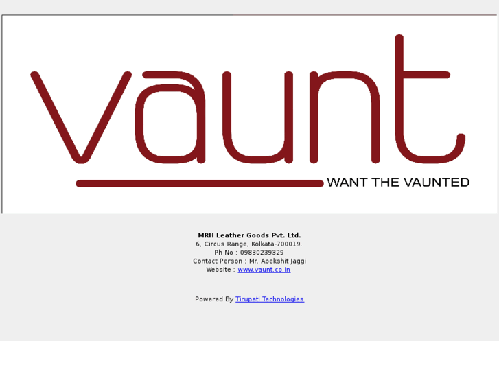 www.vaunt.co.in