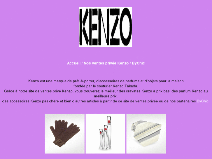 www.vente-privee-kenzo.com