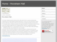 howshamhall.com