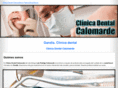 clinicadentalcalomarde.com