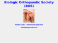 biologicorthopedicsociety.com