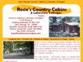 rosiescountrycabins.com