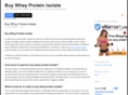 buywheyproteinisolate.com