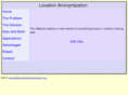 locationanonymization.com