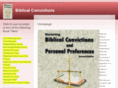 biblicalconvictions.info