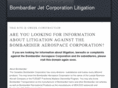 bombardier-jet-corporation-litigation.com