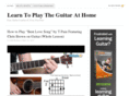 learntoplaytheguitarathome.com