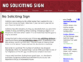 no-soliciting-sign.com