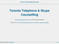 torontotelephonecounselling.com