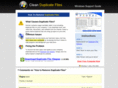 cleanduplicatefiles.com