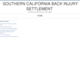 socalbackinjurysettlement.com