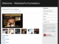 websitesforcomedians.com